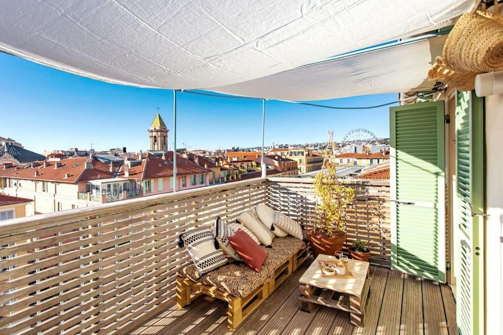 #9 Opera'S Duplex Panoramic Sea View Terrace & Ac 1Min To Beach Ницца Экстерьер фото